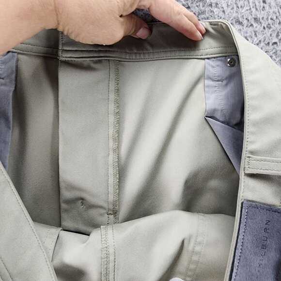 J. Hilburn Pants Mens 40x27 SLL Green Stretch Mid Rise Slim Fit *GUC* - Picture 11 of 14